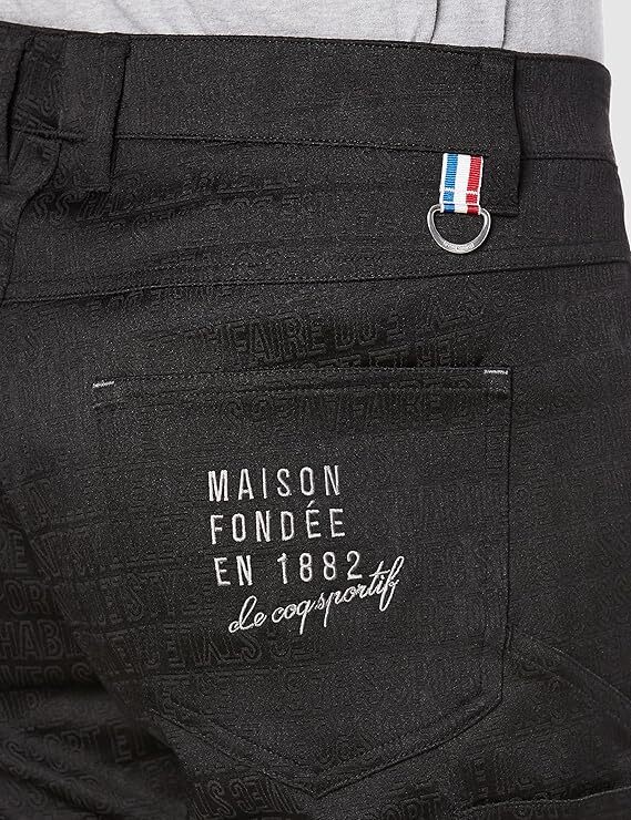 新品 ルコック ゴルフ ジョガーパンツ 92 黒 ブラック QGMWJD05 ストレッチ 吸汗 税込14,300円 メンズ ゴルフパンツ ズボン_画像4