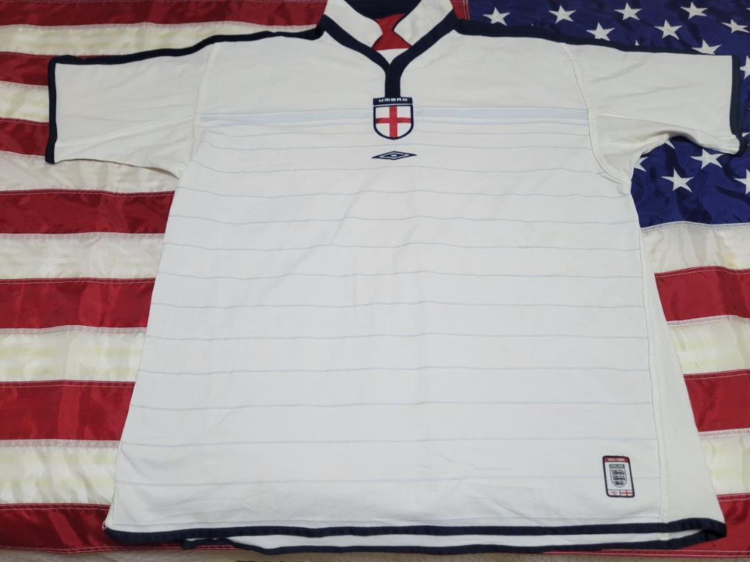 Umbro制 イングランド代表 リバーシブル 04-06 ホーム半袖ユニフォーム