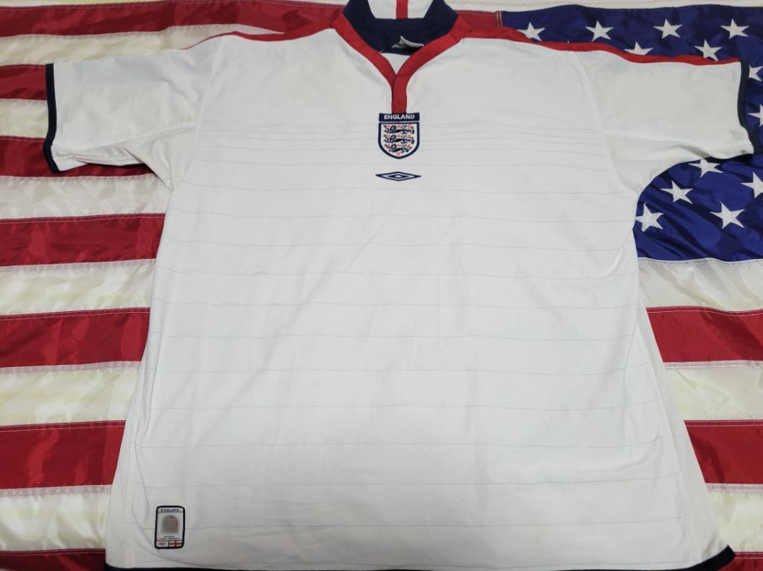 Umbro制 イングランド代表 リバーシブル 04-06 ホーム半袖ユニフォーム