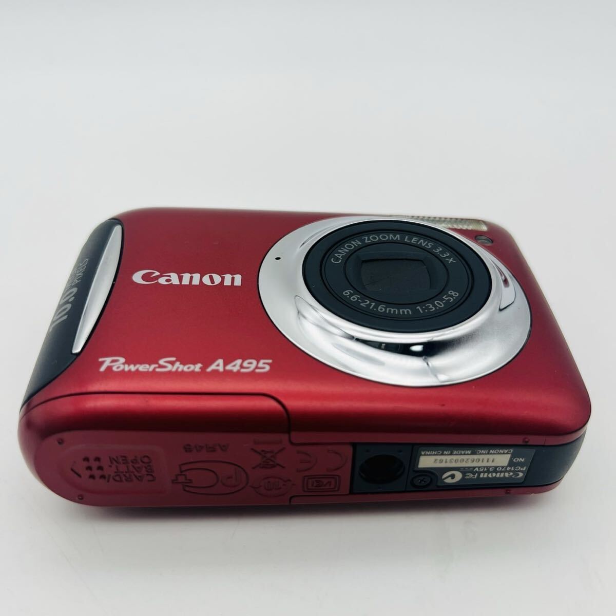 ● 美品動作品 Canon PowerShot A495 PC1470 コンパクトデジタルカメラ キャノン