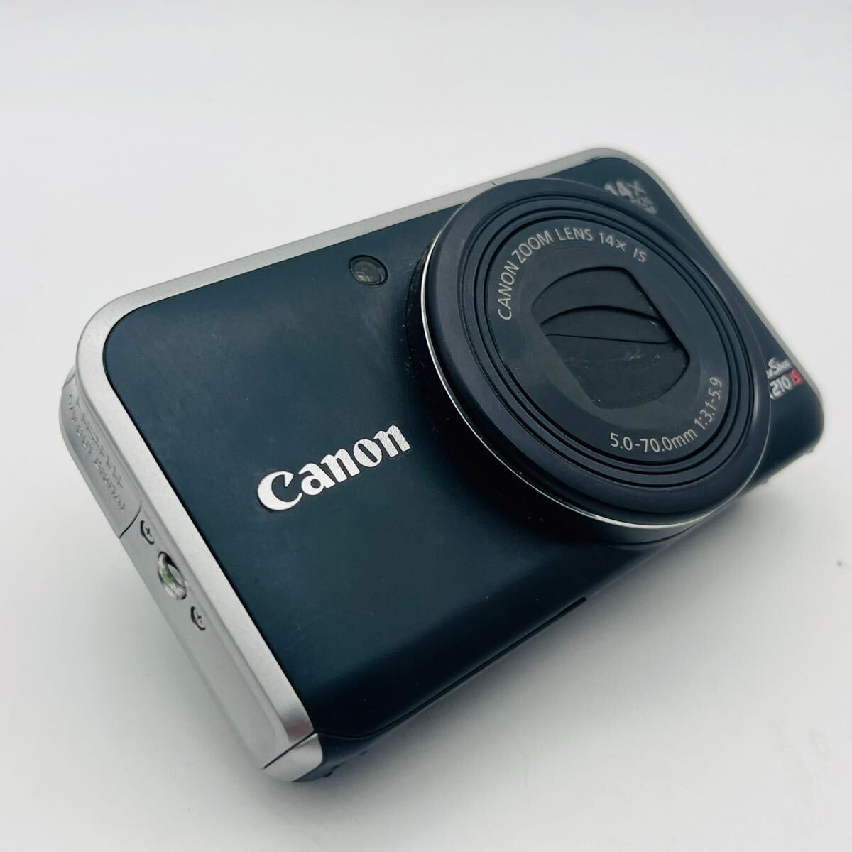 ●美品動(dòng)作品 Canon PowerShot SX210 IS PC1468 コンパクトデジタルカメラ キャノン パワーショット