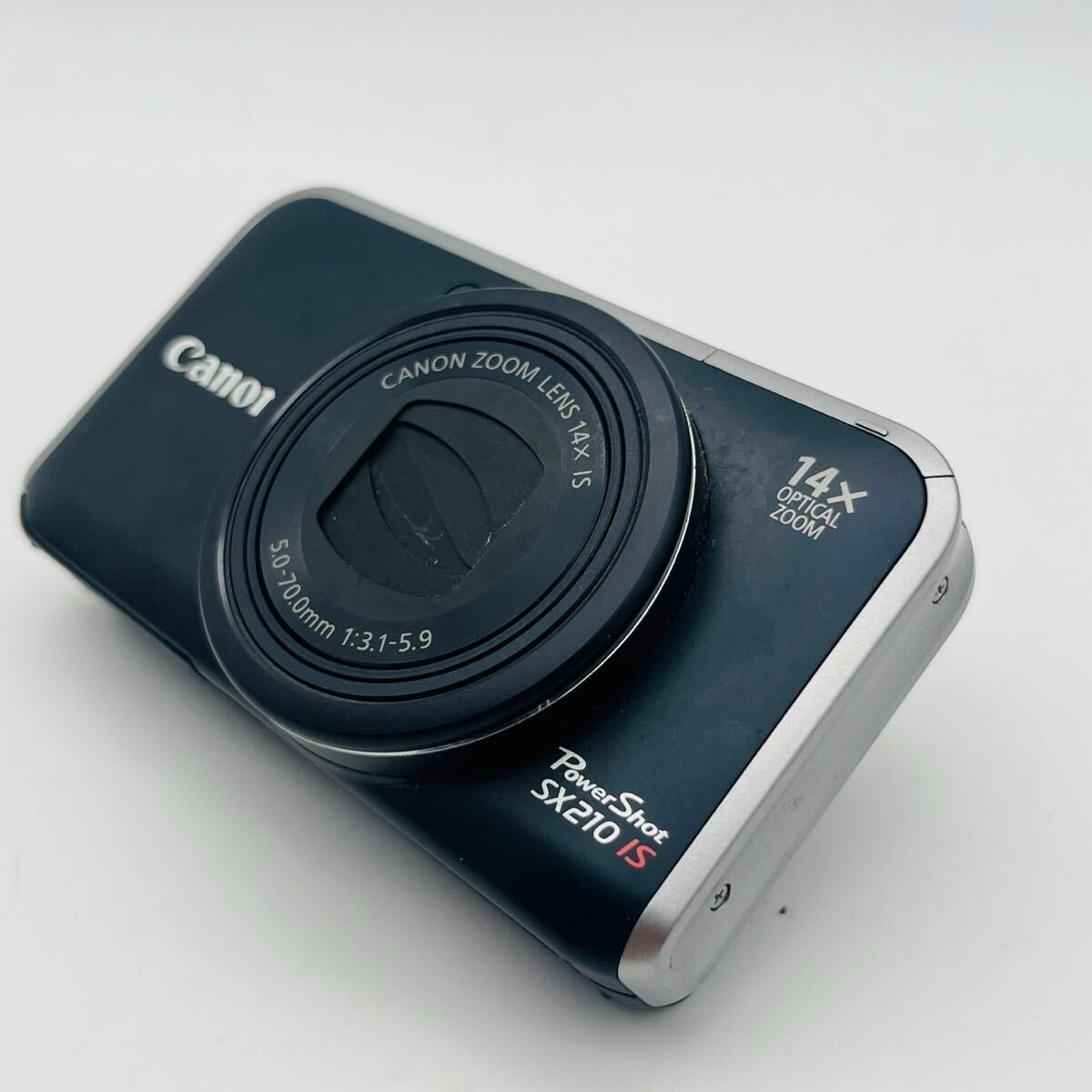 ●美品動(dòng)作品 Canon PowerShot SX210 IS PC1468 コンパクトデジタルカメラ キャノン パワーショット