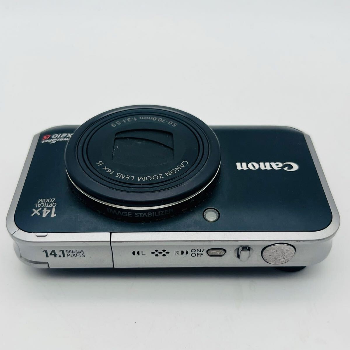 ●美品動(dòng)作品 Canon PowerShot SX210 IS PC1468 コンパクトデジタルカメラ キャノン パワーショット