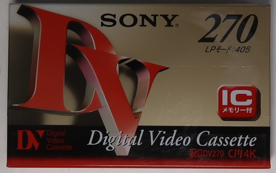 SONY, DVカセット, ME DV270, １本, 未使用