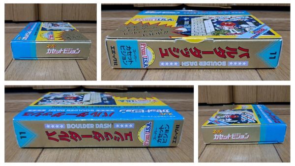 【箱有?動作品】BOULDER DASH ボルダーダッシュ SUPER CASSETTE VISIONのゲームソフト　スーパーカセットビジョン SCV