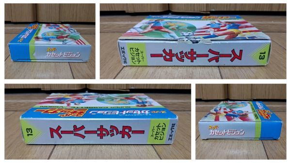 【箱有?ジャンク品】SUPER SOCCER スーパーサッカー SUPER CASSETTE VISIONのゲームソフト　スーパーカセットビジョン SCV