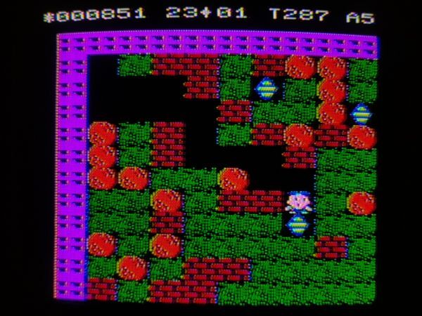 【箱有?動作品】BOULDER DASH ボルダーダッシュ SUPER CASSETTE VISIONのゲームソフト　スーパーカセットビジョン SCV