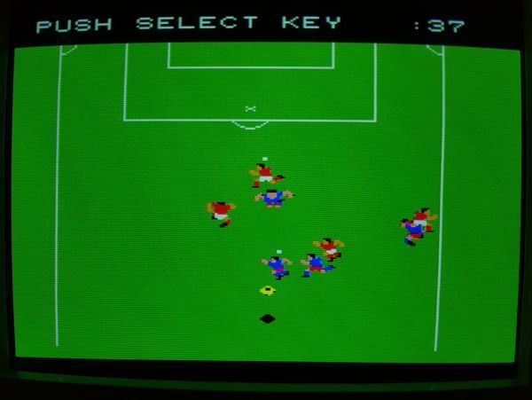 【箱有?ジャンク品】SUPER SOCCER スーパーサッカー SUPER CASSETTE VISIONのゲームソフト　スーパーカセットビジョン SCV