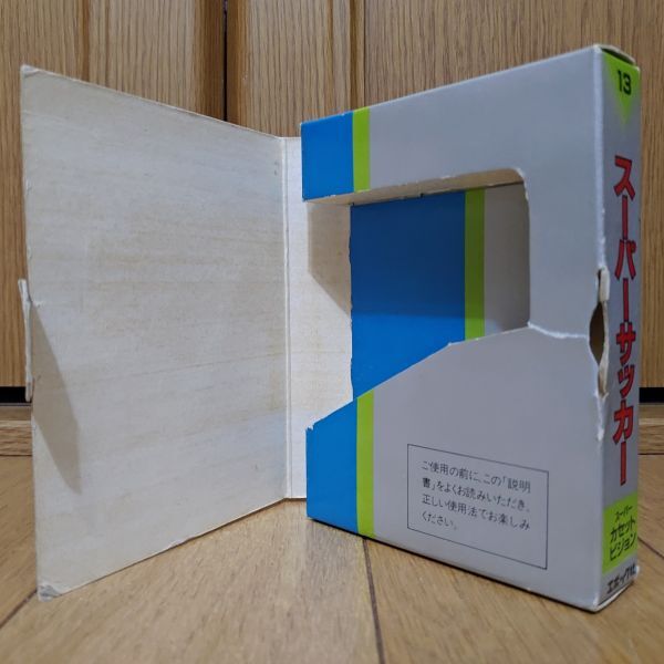 【箱有?ジャンク品】SUPER SOCCER スーパーサッカー SUPER CASSETTE VISIONのゲームソフト　スーパーカセットビジョン SCV