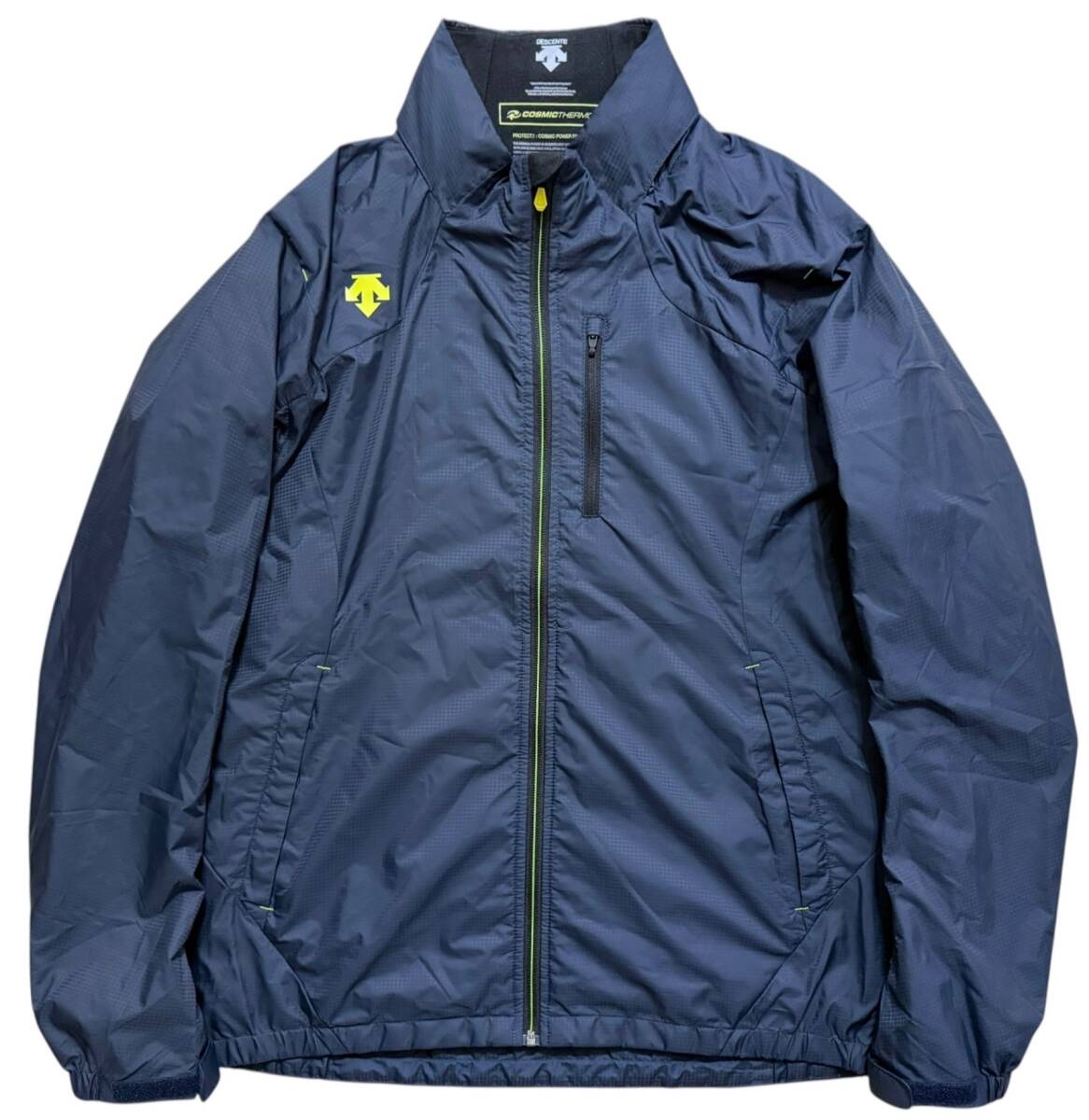 DESCENTE デサント COSMIC THERMO コズミックサーモ ウインドブレーカー ナイロンジャケット L ネイビー