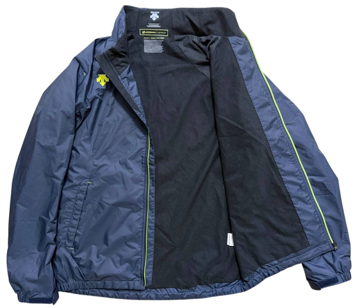 DESCENTE デサント COSMIC THERMO コズミックサーモ ウインドブレーカー ナイロンジャケット L ネイビー
