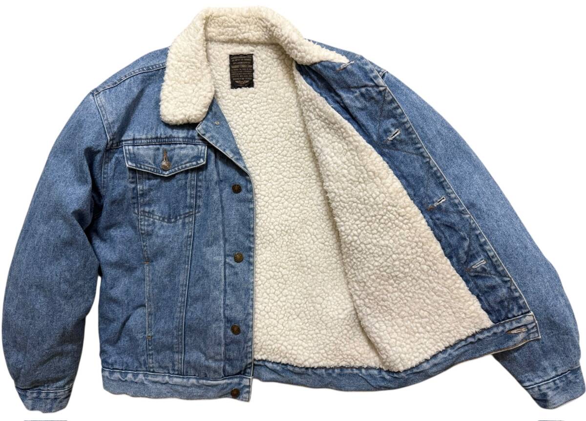 MANDOC CONNECTION マンドックコネクション デニムボアジャケット デニムジャケット Gジャン ジージャン L インディゴ