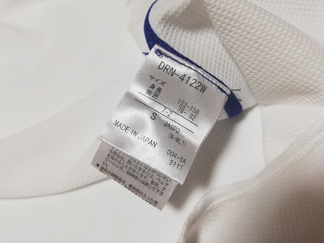 【新品】デサント/DESCENTE レディース 陸上 トップス【S】白/青 DRN-4122W◆マラソン 運動 ヨガ フィットネス ダイエット 女性_画像5