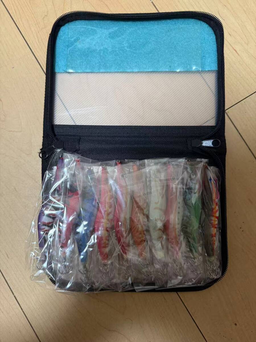 エギ まとめ売り 10本セット 専用ケース付き エギング アオリイカ 新品・未使用