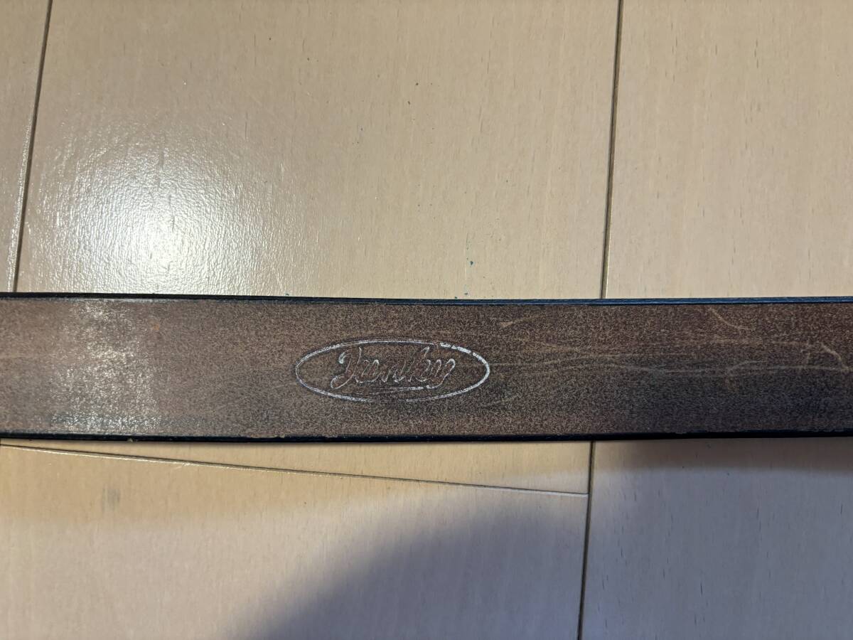 横浜 JUNKY CLASSICS オリジナル ベルト サドルレザー 黒 W36_画像5