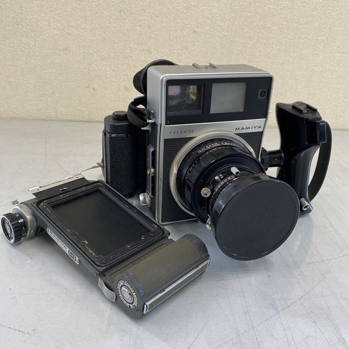 ▲305 MAMIYA マミヤSuper23 レンジファインダー式中判フィルムカメラ　機(jī)械式カメラ