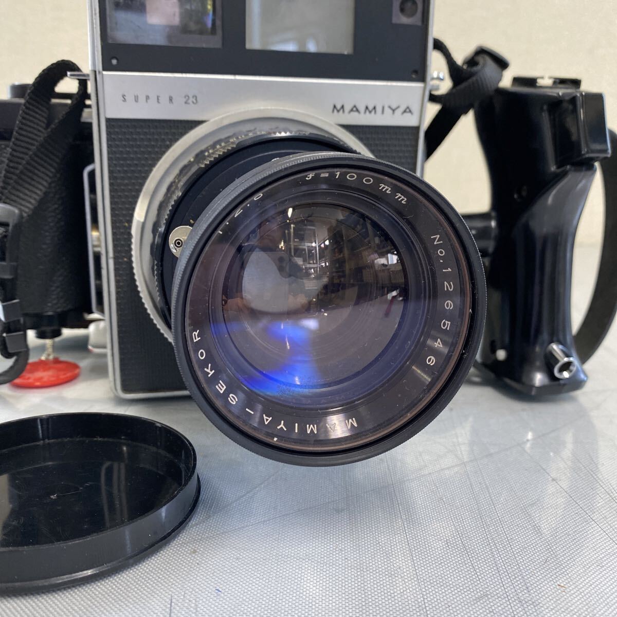 ▲305 MAMIYA マミヤSuper23 レンジファインダー式中判フィルムカメラ　機(jī)械式カメラ