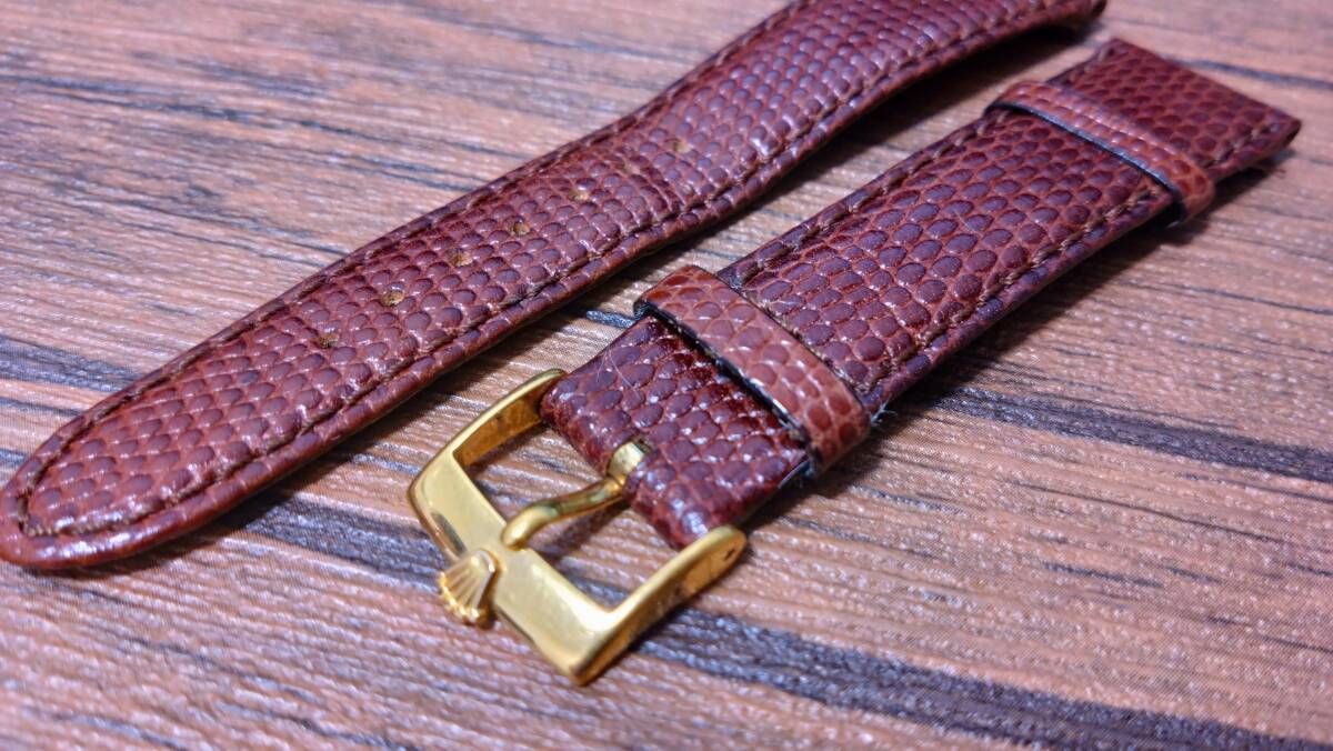 1円スタート ROLEX 純正尾錠 14mm ロレックス バックル 金メッキ GP　パーツ 部品