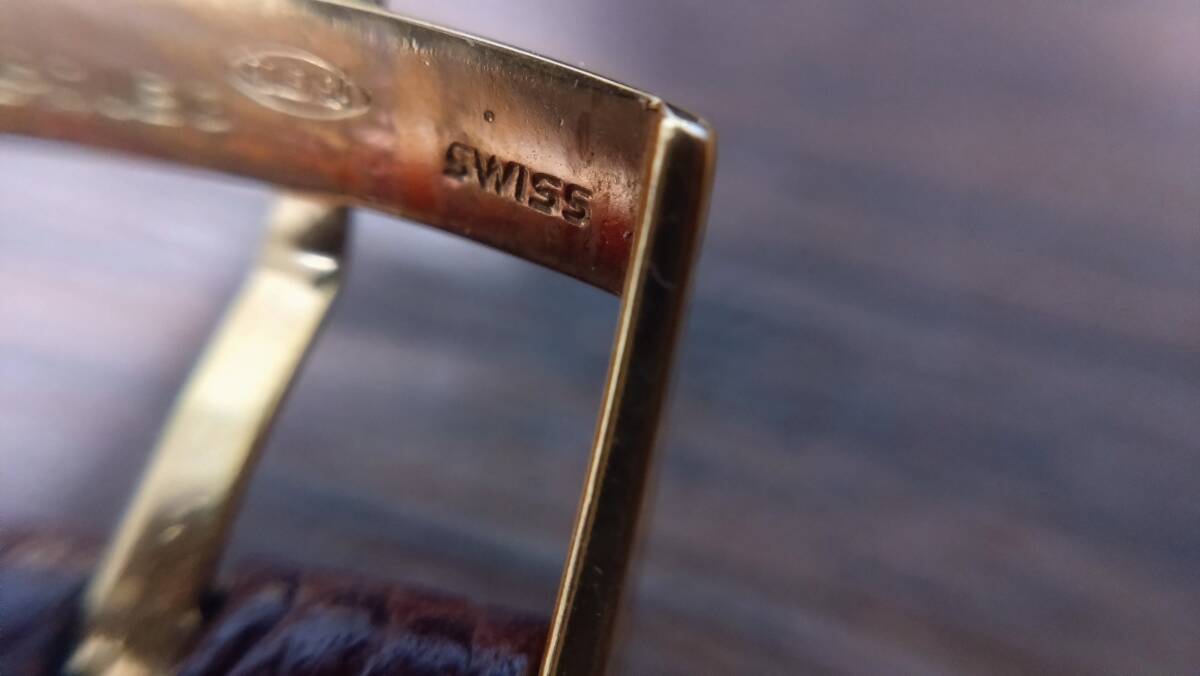 1円スタート ROLEX 純正尾錠 14mm ロレックス バックル 金メッキ GP　パーツ 部品