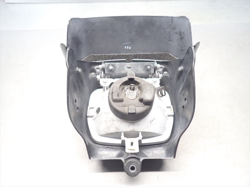 H1R7-0801 カワサキ スーパーシェルパ フロントカウル ヘッドライト 【KL250G-030～ 2002年式 動画有】_画像5