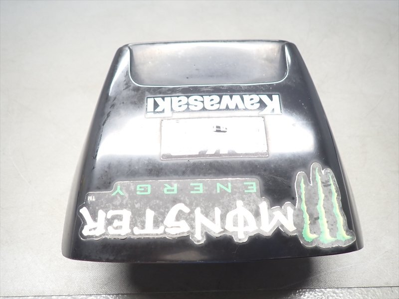 H1R7-0801 カワサキ スーパーシェルパ フロントカウル ヘッドライト 【KL250G-030～ 2002年式 動画有】_画像4