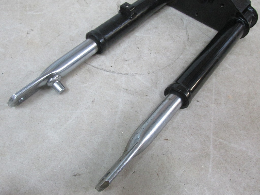 ζ【送料無料】スズキ レッツ CA4AA 純正 フロントフォーク ステム 三又 フロント周り一式_画像7