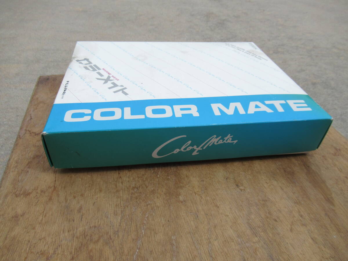 未使用 カラーメイト サイズ M 品種 ワンタッチ胸付ズボン ブルー 水産用雨衣の最高級品_画像9