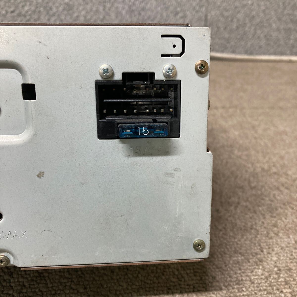 AV9-315 激安 カーステレオ JVC KW-MC35 KW-MC35-S AUX FM/AM CD プレーヤー 本体のみ 簡易動作確認済み 中古現状品_画像5