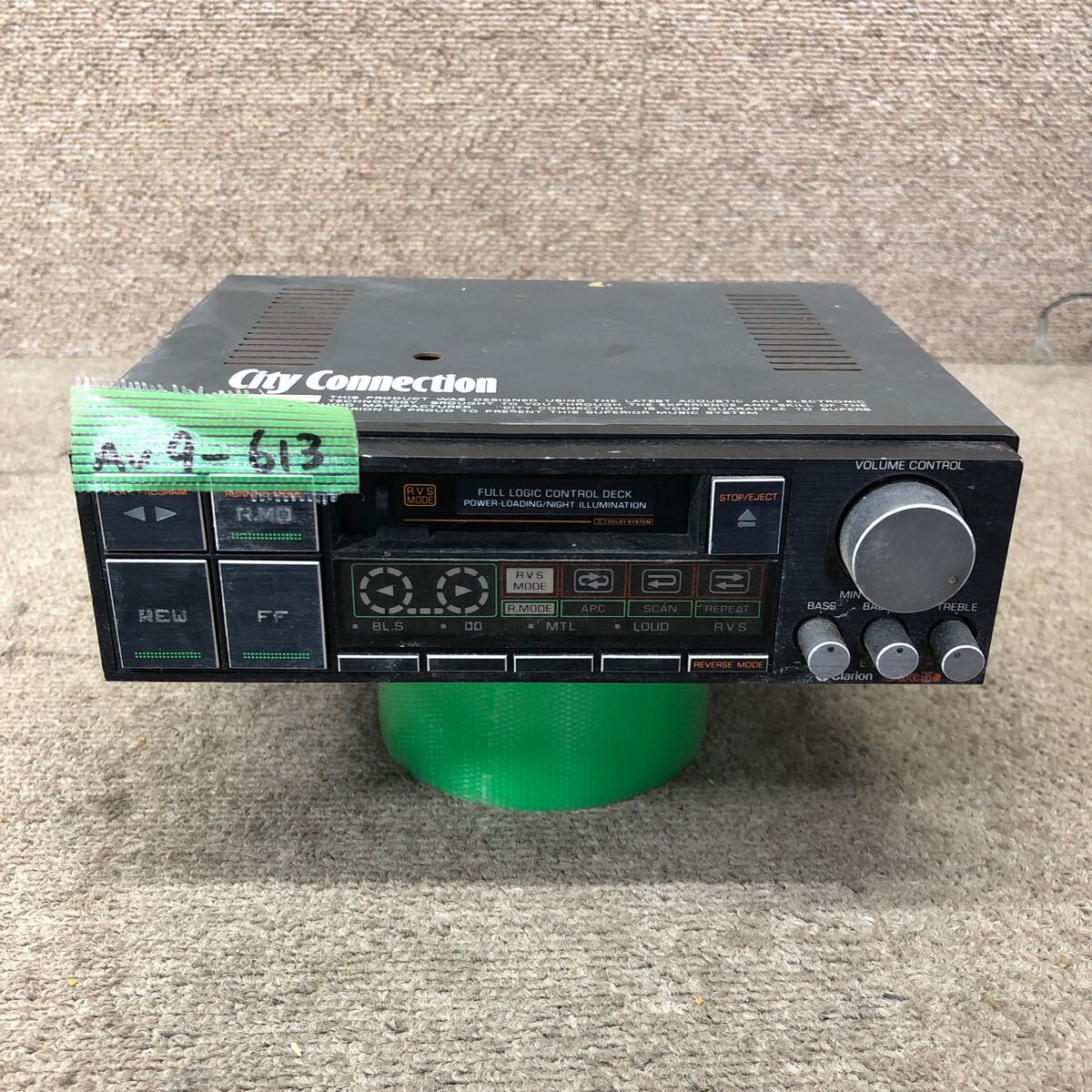 AV9-613 激安 カーステレオ clarion City Connection シティコネクション Doo5 GD-825A カセットデッキ オーディオ 通電未確認(rèn) ジャンク