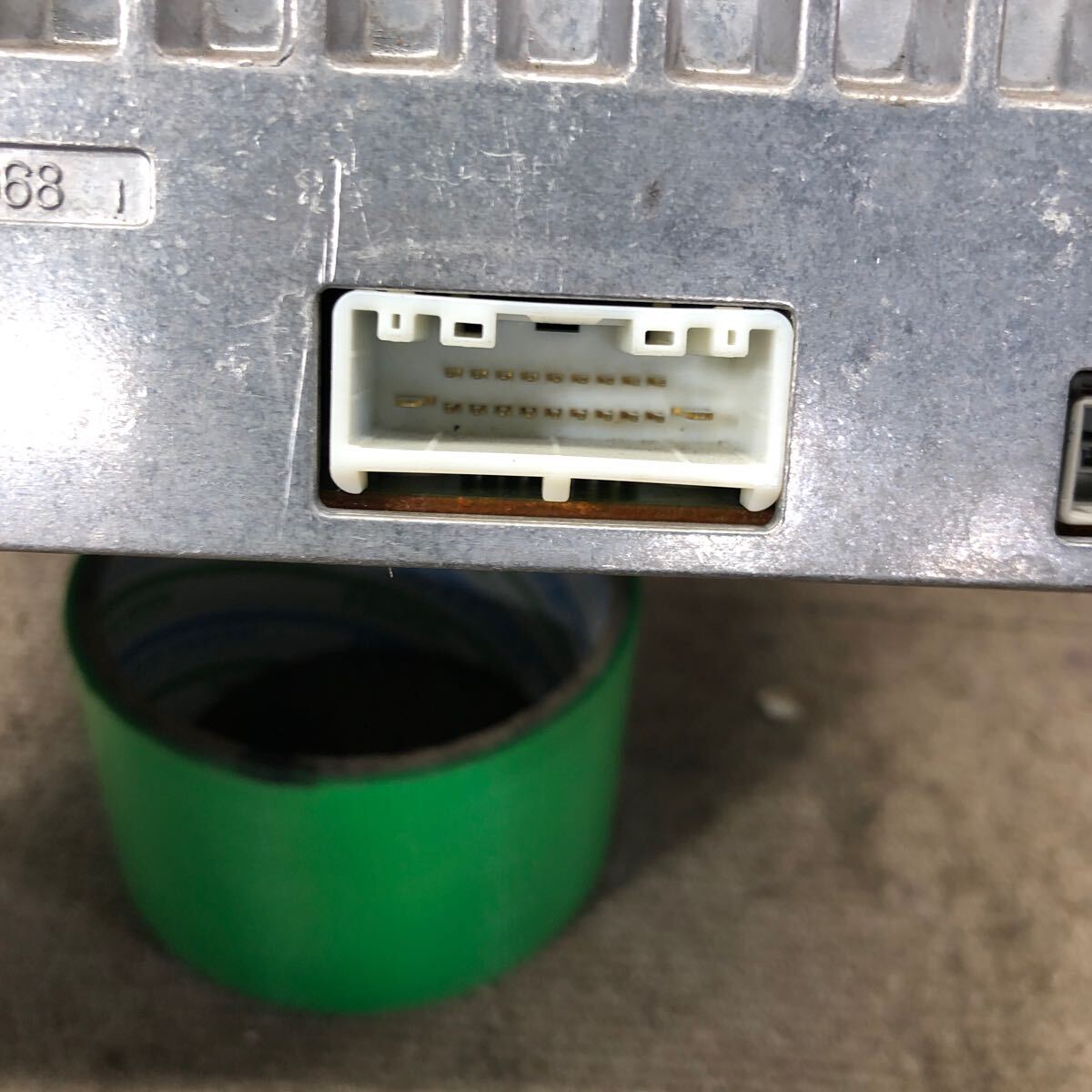 AV9-652 激安 カーステレオ NISSAN 28185 CT40A CQ-JN8702AD 206894 CDプレーヤー FM/AM オーディオ 簡易動作確認済み 中古現状品_画像4