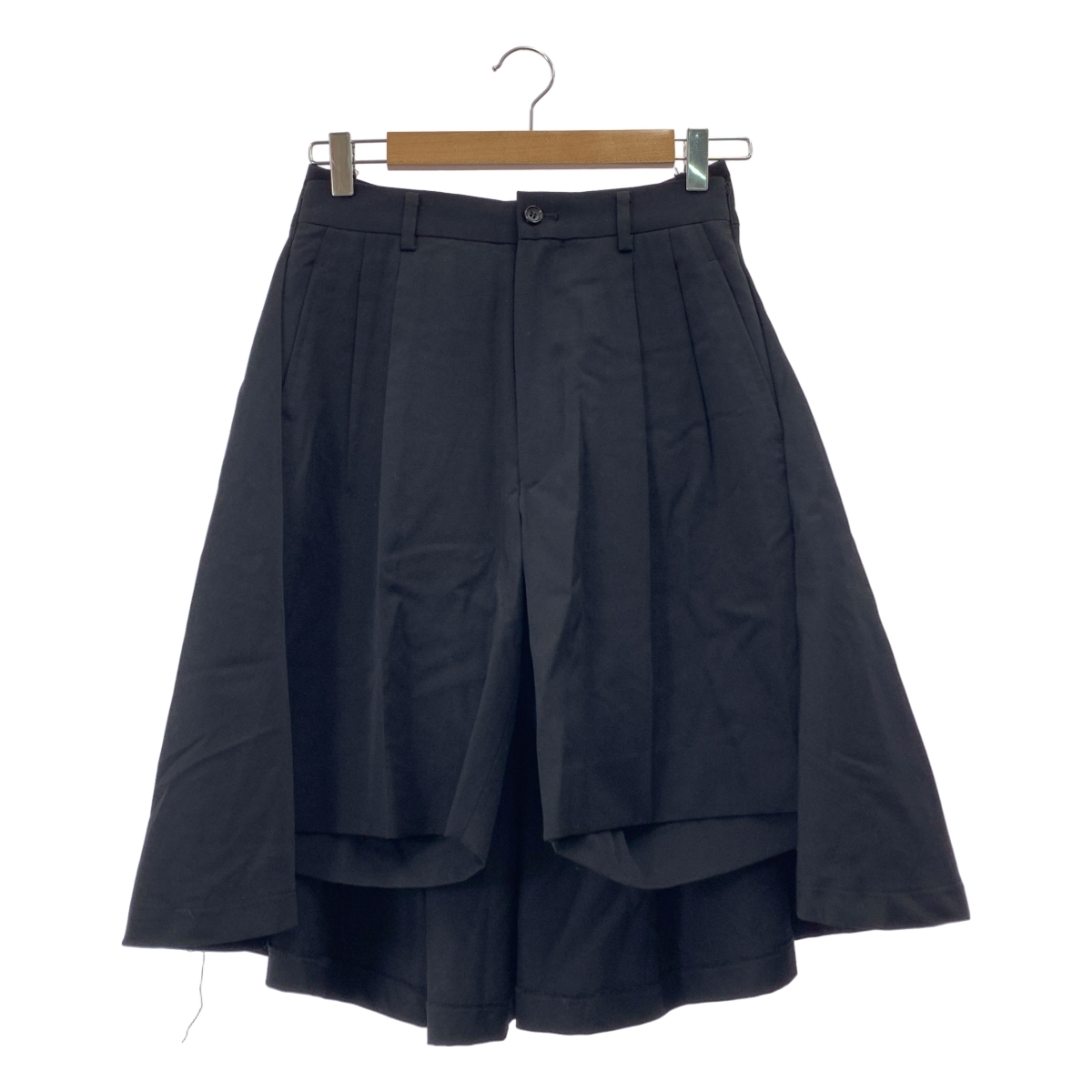 COMME des GARCONS / コムデギャルソン ウール タック バックギャザー スカート パンツ_画像1