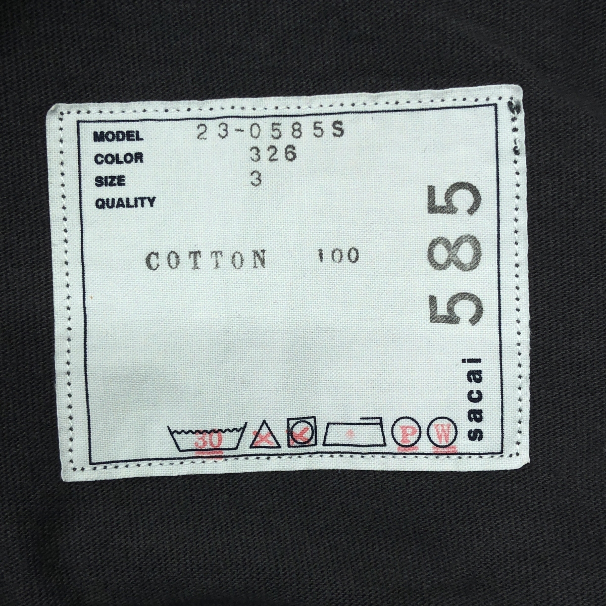 sacai / サカイ Graphic T-Shirt コットン グラフィック プリント Tシャツ_画像5