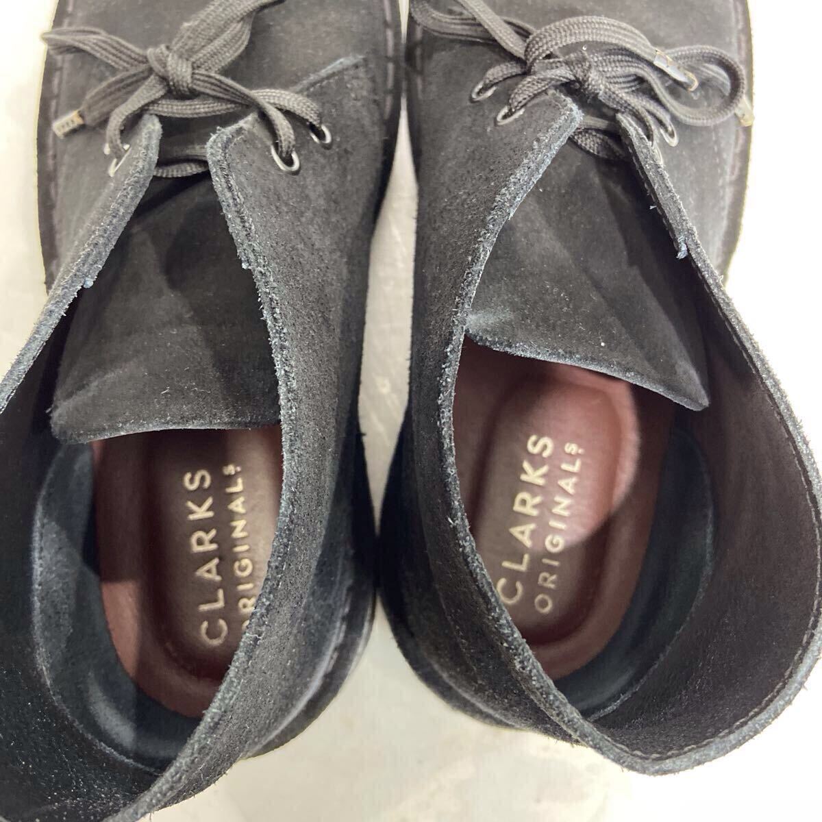 【Clarks クラークス】61281544 チャッカブーツ ブラック スウェード 2509oki m デザートブーツ_画像9