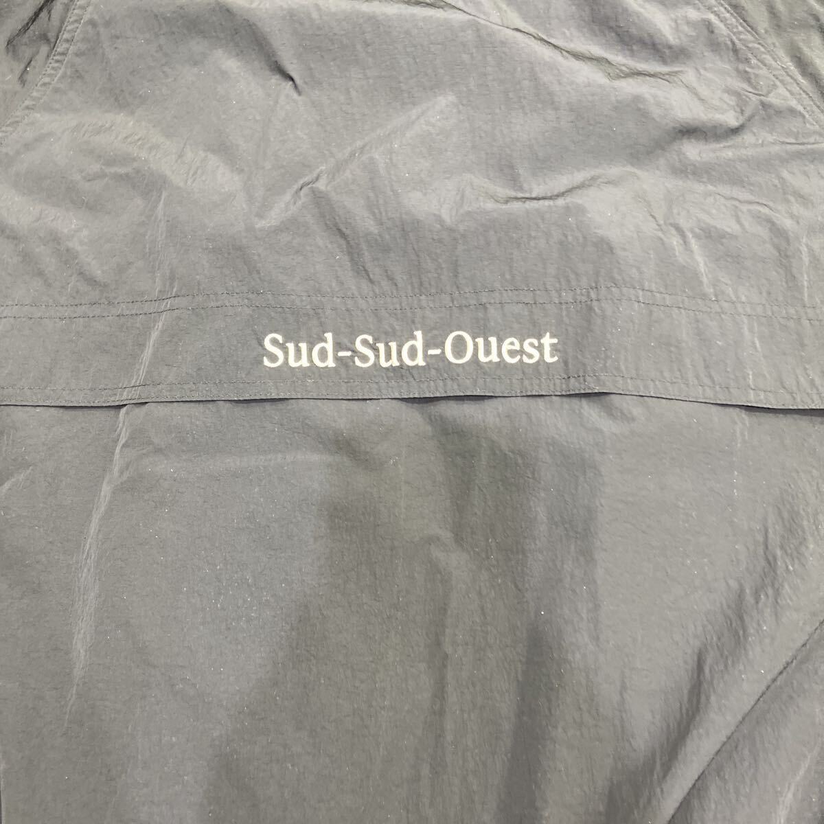 【Sud Sud Ouest スドゥスドゥウエスト】ナイロンジャケット ブラック XLサイズ ナイロン アウター ファスナージップ 2509oki t_画像4