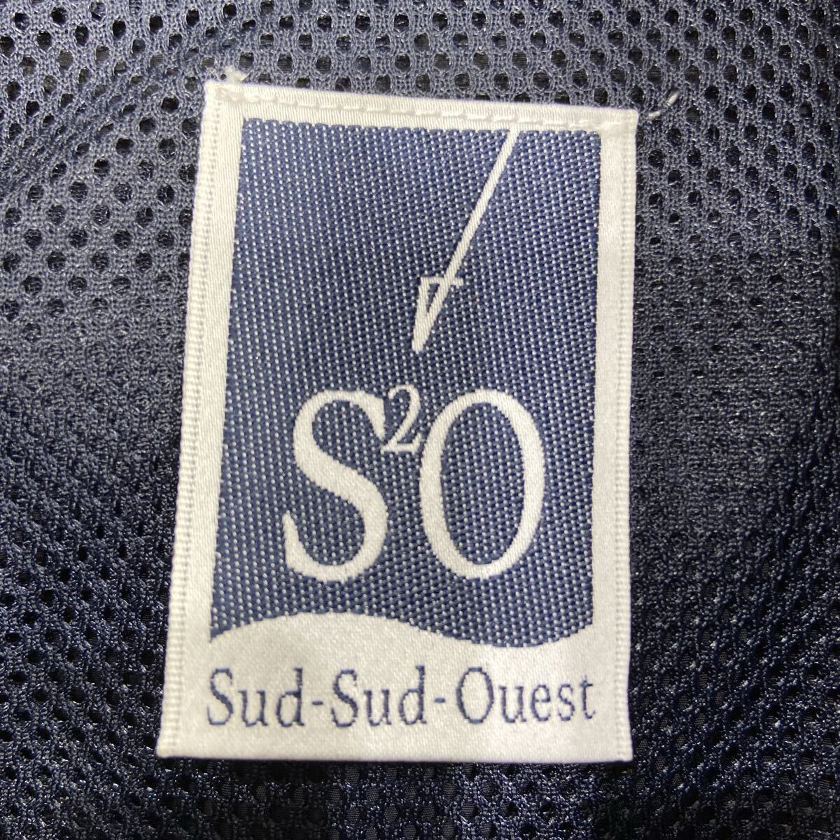 【Sud Sud Ouest スドゥスドゥウエスト】ナイロンジャケット ブラック XLサイズ ナイロン アウター ファスナージップ 2509oki t_画像7