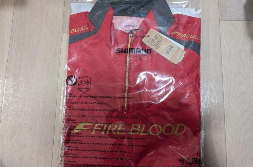 新品　シマノ　管718FY　リミテッドプロ SH-125W ブラッドレッド 新品 Lサイズ シマノ 管718FY リミテッドプロ SH-125W ブラッド