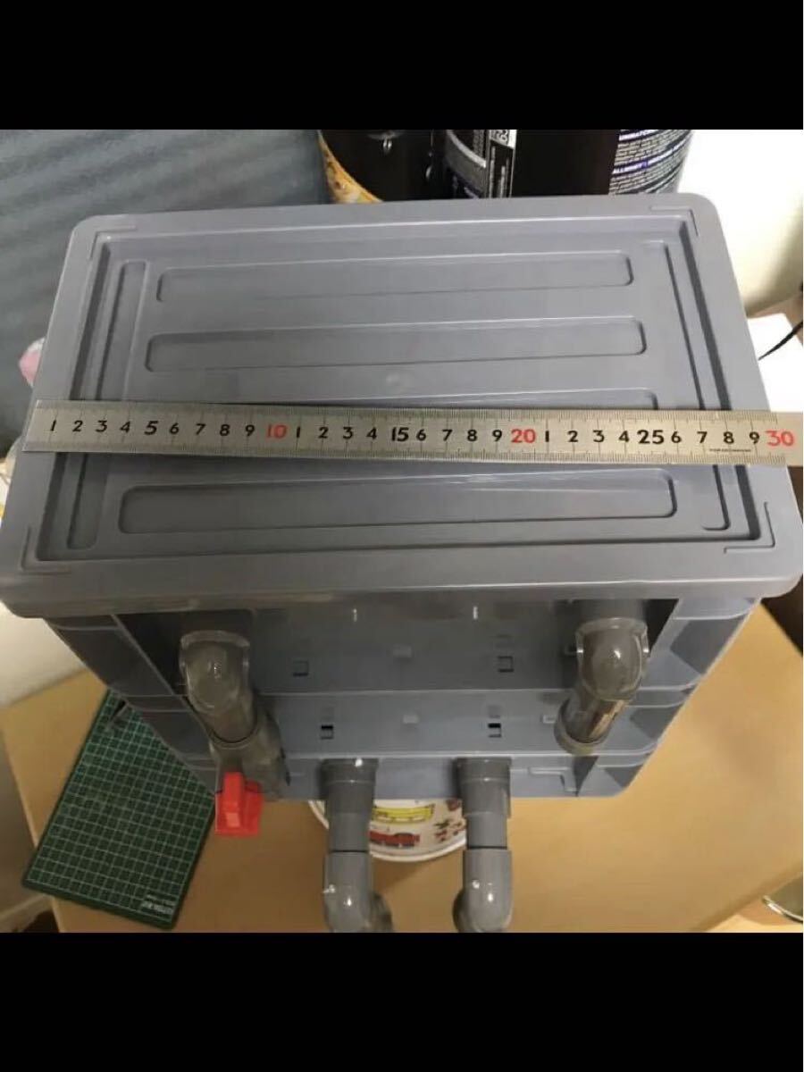 水中ポンプ25w ろ材満タン付きフルセット 濾過器 濾過槽、フィルター