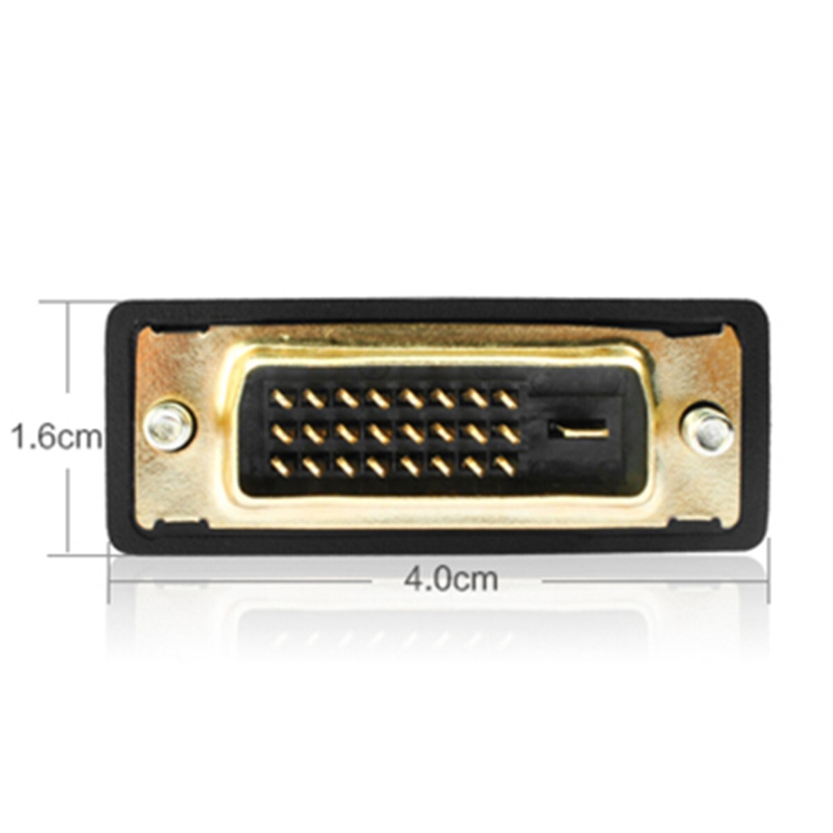 HDMI DVI 変換アダプタ オス-メス DVI-D 24+1 雙方向伝送 1080P 金メッキ (DVI-D 24+1) HDMIメス-DVI 24ピンオス 変換