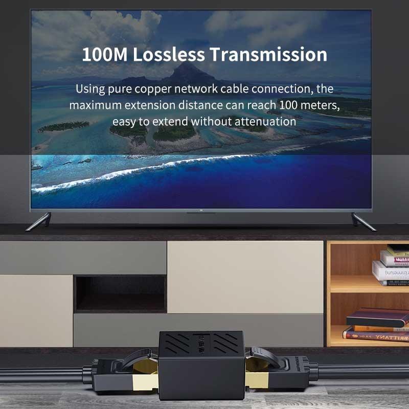 LANケーブル 中継アダプタ 延長コネクタ cat6 cat5e ギガビット イーサネット対応 RJ45 LAN端子 1Gbps 1000Mbps メス-メス 1個_画像6