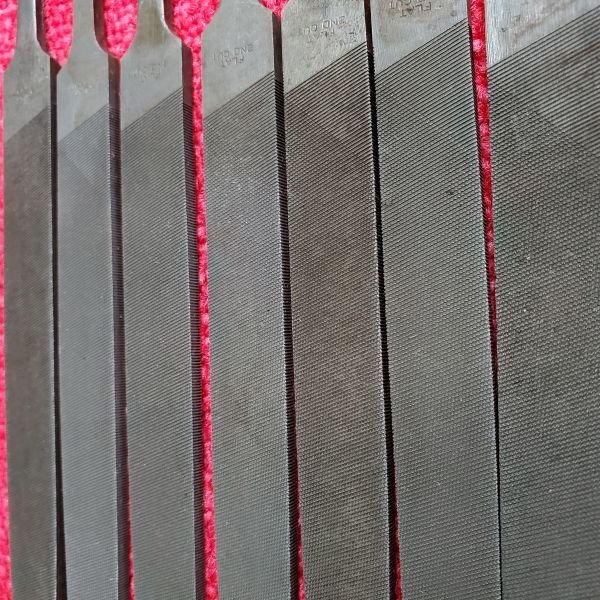 アウトレット品】 NICHOLSON 鉄工用 ヤスリ 平 中目 8本セット MADE IN