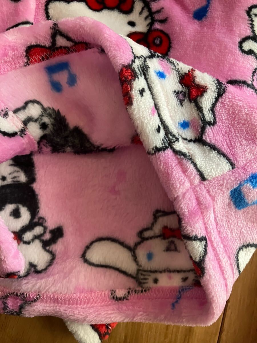 新品 女の子 サンリオ キティ マイメロ もこもこ パジャマ 110センチ_画像4