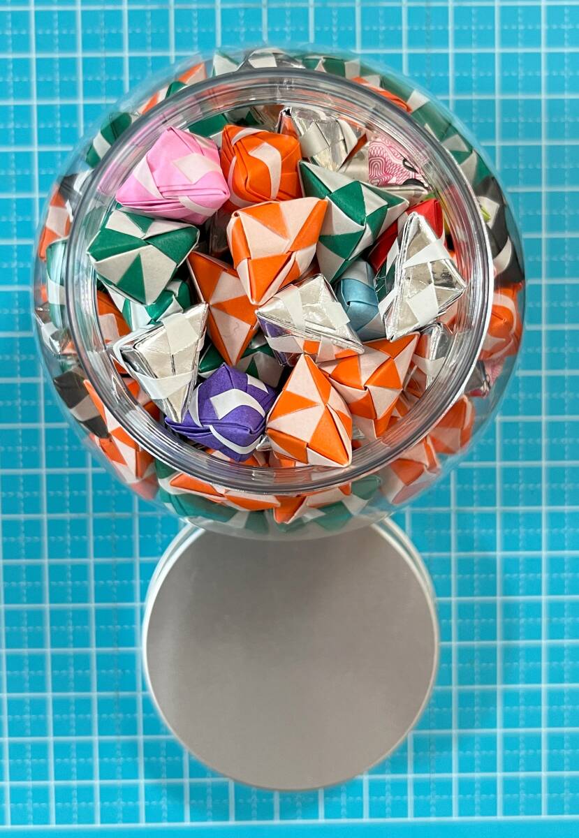 【折り紙 三角錐】⑦-5_画像2