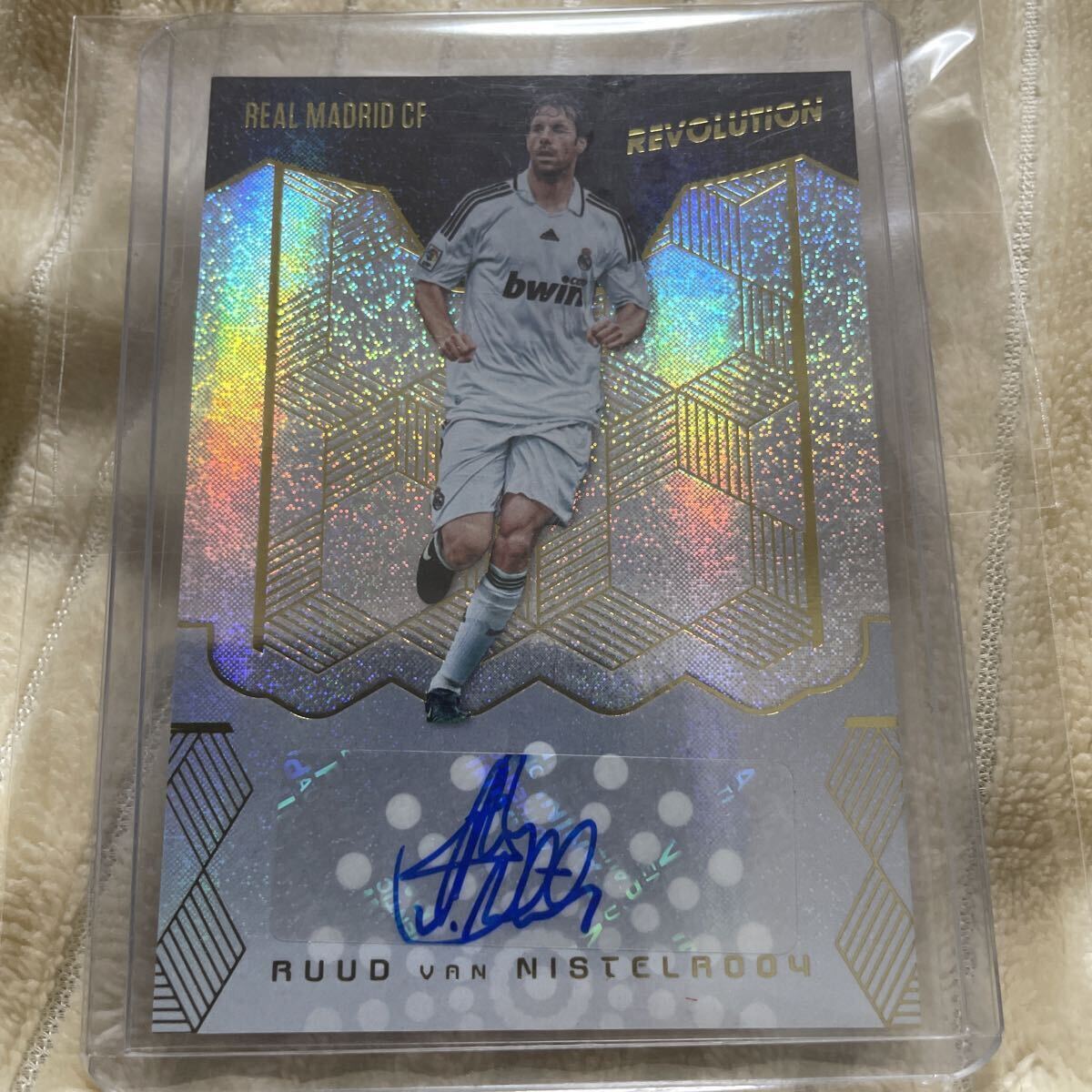 Auto Ruud Van Nistelrooy Panini 直筆サインカード ルート ファン ニステルローイ レアルマドリード オランダ代表 サッカー