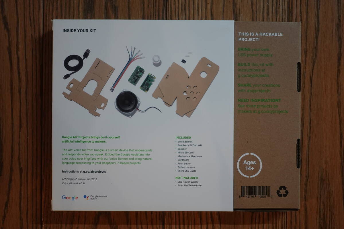 ★Google AIY Vision Kit &Voice Kit 新品未開封 Raspberry Pi付属キット　ビジョンキット　ボイスキット★_画像5