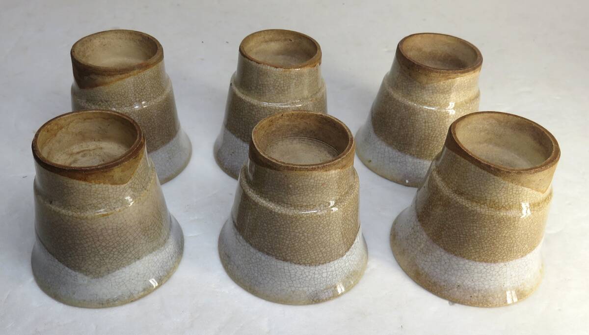 萩焼　湯呑　６客　（その127）　陶兵衛　　　煎茶器_画像5