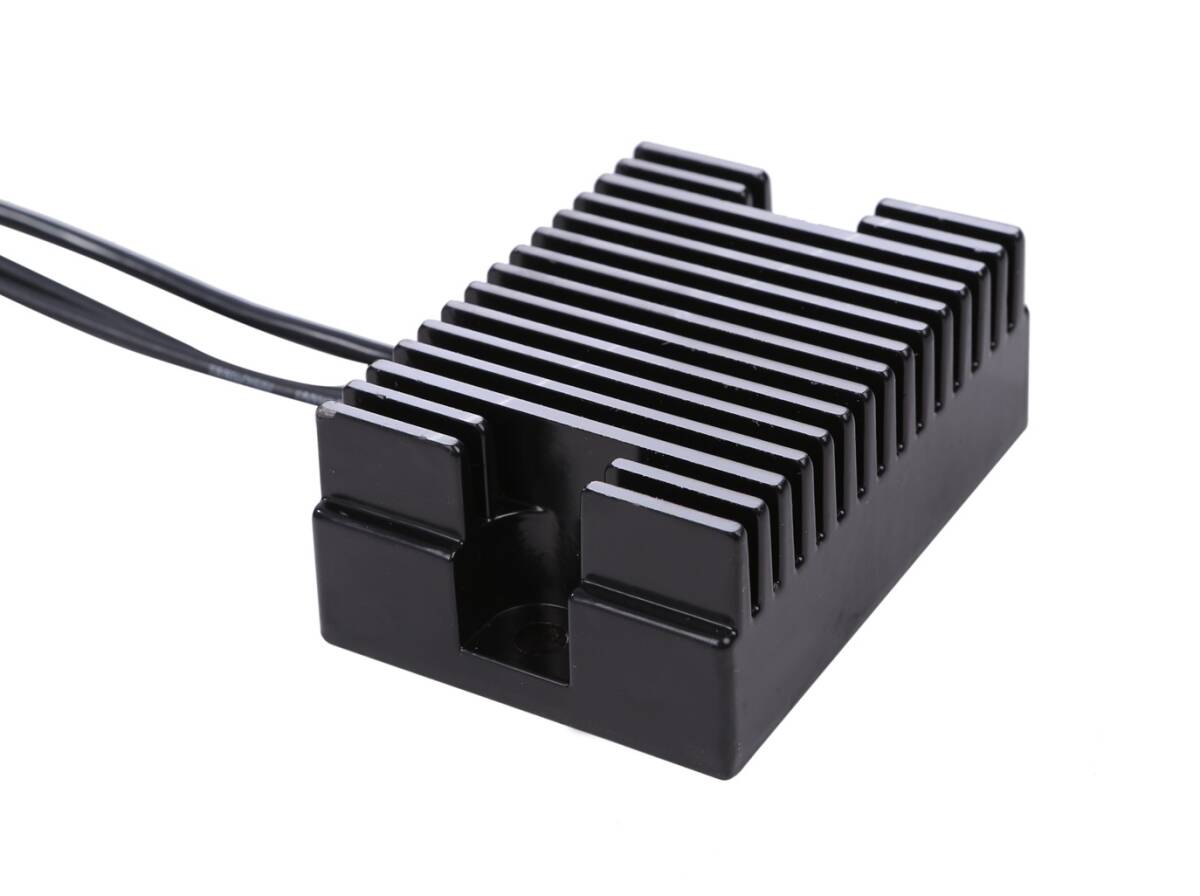 ハーレー レギュレーター レギュレター ブラック 黒 89～99年 EVO ビッグツイン 汎用 社外品_画像2