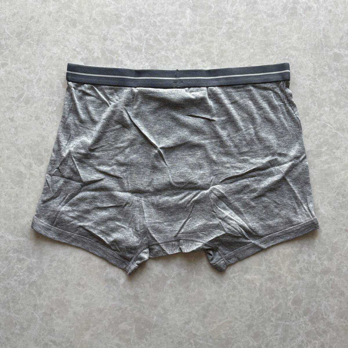 メンズ ボクサーブリーフパンツ 前開き 大きいサイズ 4L 6枚セット 無地 下着 インナー 肌着 パンツ 男性用 紳士 ブラック ネイビー グレー_画像8
