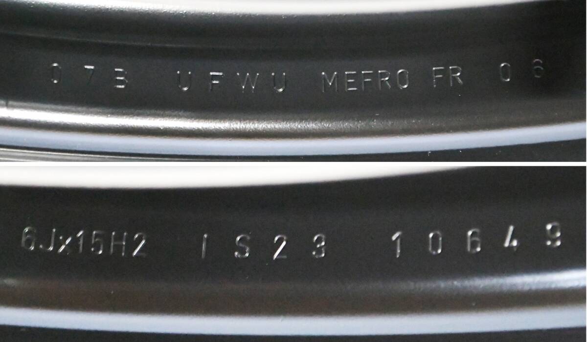 未使用 シトロエン C3 B6HN01 等 純正 スペアタイヤ 1本 15インチ 6J 4H-108 +23 Kleber Dynaxer HP3 185/65R15_画像4