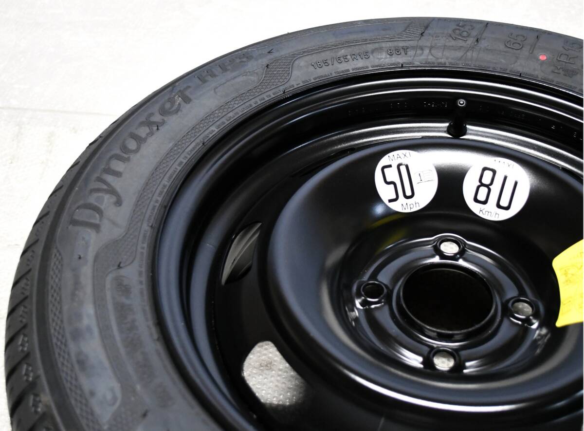 未使用 シトロエン C3 B6HN01 等 純正 スペアタイヤ 1本 15インチ 6J 4H-108 +23 Kleber Dynaxer HP3 185/65R15_画像5