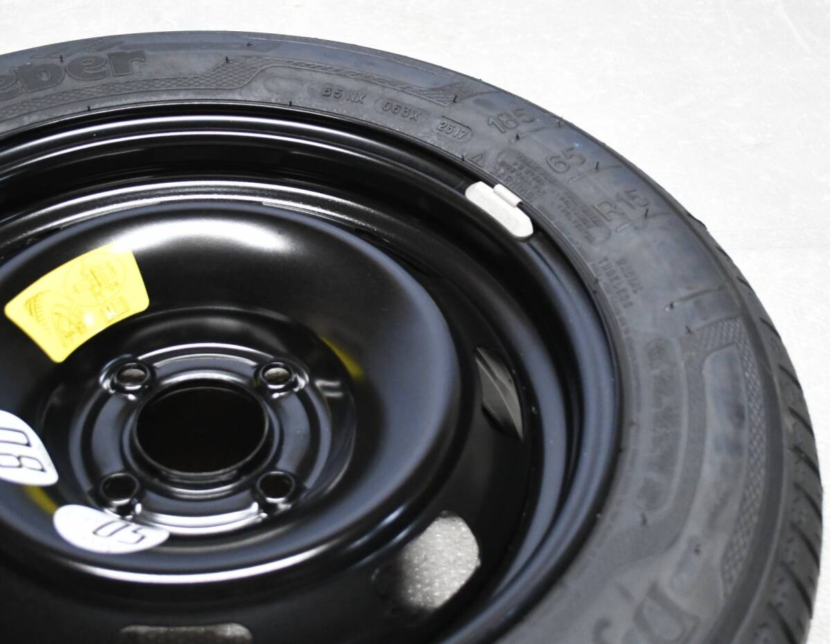 未使用 シトロエン C3 B6HN01 等 純正 スペアタイヤ 1本 15インチ 6J 4H-108 +23 Kleber Dynaxer HP3 185/65R15_画像6